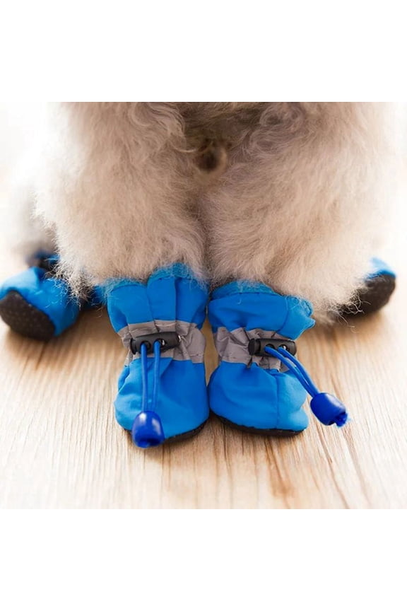 Small Dog Boots Puppy Anti Slip Shoes Pet Protective Rain Snow