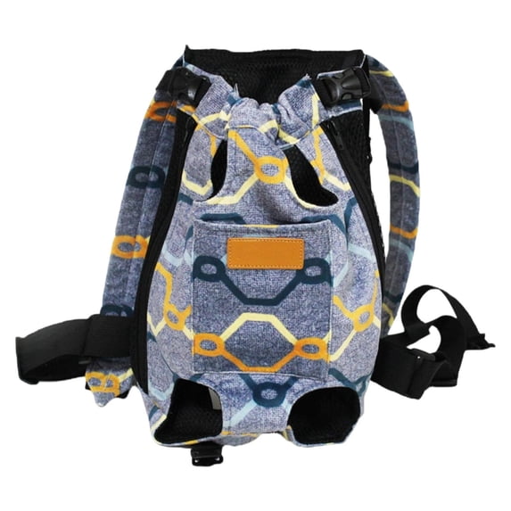 Small Dog Carrier Bag, Dog Carrier Bag, 12X16 In, Adjustable Straps, Dog Front Carrier, Travel Hiking, Navy, 1 Pc