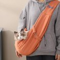 thumbnail image 1 of Small Dog Carrier Bag Pet Out Crossbody Shoulder Bag Outdoor Travel Portable Cat Puppy Sling Bag For Small Dog Pet Supplies, 1 of 7