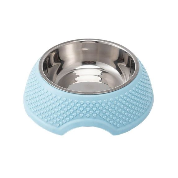 âââSmall Dog Cat Bowls Elevated Whisker Friendly Dog Cat Food Bowls for Indoor Small Dog Shallow Cat Food Dishes Stainless Steel Feeder Elevated Angled Design