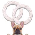 thumbnail image 1 of Small Dog Chew Toy, Tension Ring for Puppy Teething Training _ Clear 2 Pack, 1 of 6