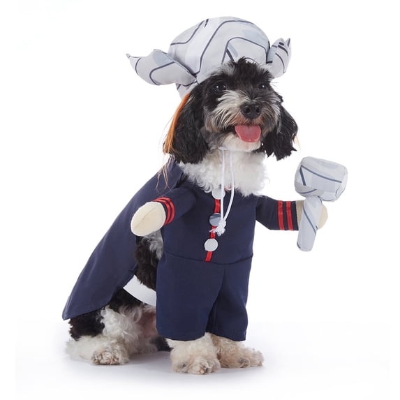 Small Dog Christmas Costume, Christmas Halloween Pet Clothes, Pet Cosplay Costumes Party Dressing up, Dogs Cats Outfit for Small Medium Dogs Hammer XL