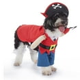 thumbnail image 1 of Small Dog Christmas Costume, Christmas Halloween Pet Clothes, Pet Cosplay Costumes Party Dressing up, Dogs Cats Outfit for Small Medium Dogs Pirate M, 1 of 7