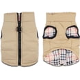thumbnail image 1 of Small Dog Coats Warm Winter Dog Jacket Pet Dog Jackets Puppy Cold Weather Coat Pet Clothes for Small Dogs, Pink, X-Large, 1 of 4