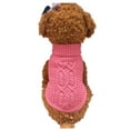 thumbnail image 1 of Small Dog Fashion Soft Sweater For Dogs Puppies Pet Sweater Pink XS, 1 of 4
