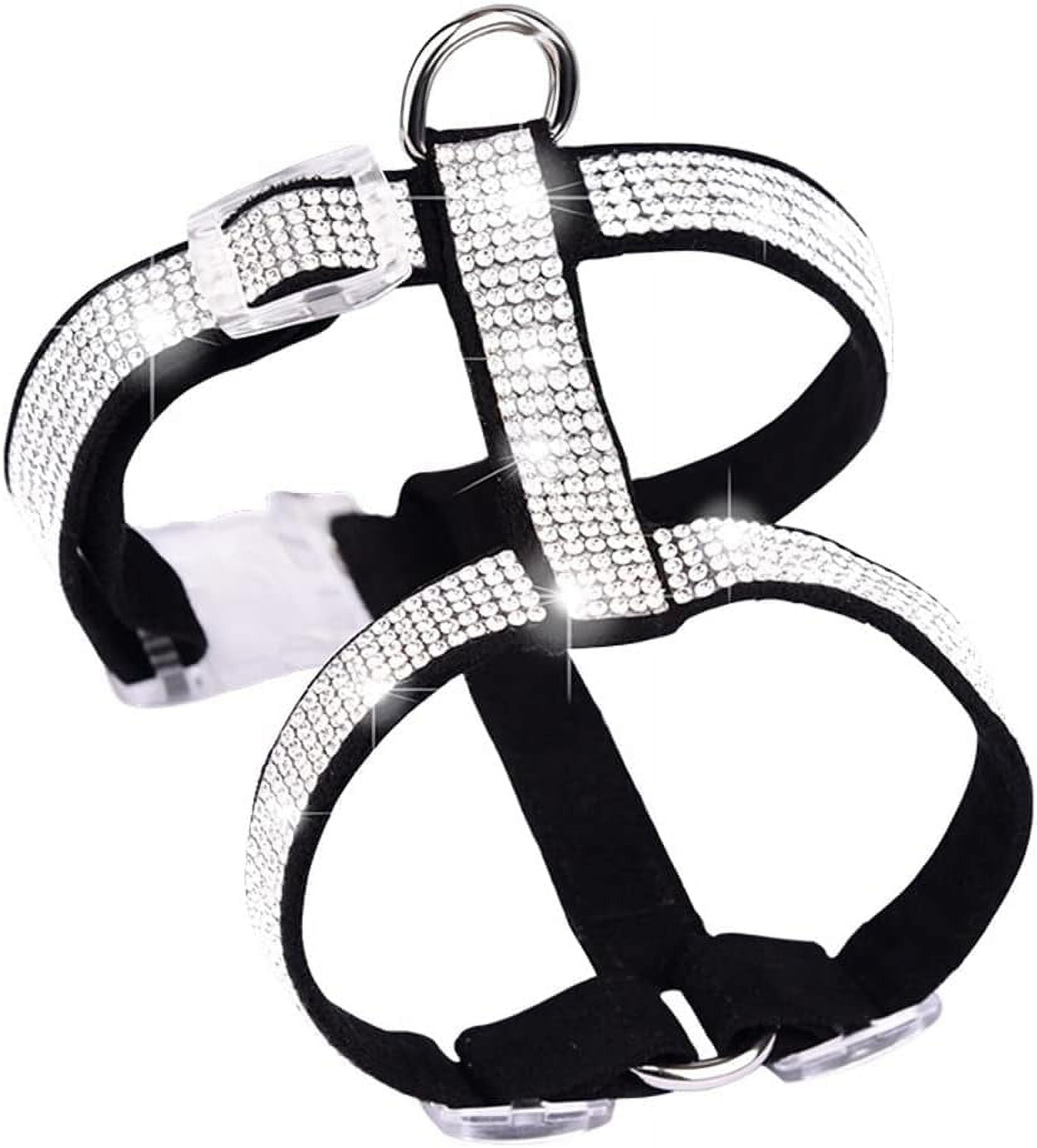 Small Dog Harness Bling Rhinestone Sparkly Diamond Jewel Crystal
