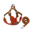 thumbnail image 1 of Small Dog Harness and Leash Set Mesh Dog Harness for Small Dogs Quick Release Buckle Puppy Harness for Walking Outdoor Trips Red 1 Pack, 1 of 6