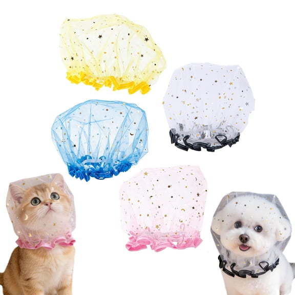 Small Dog Head Mesh, Breathable Adjustable Cat Dog Face Mesh Net, Anti Eating Mesh Head Cover for Outdoor Walk