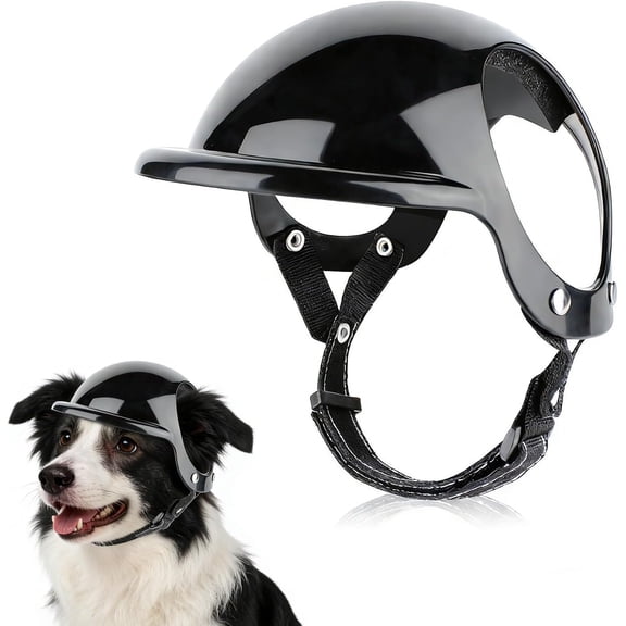 Small Dog Motorcycle Helmet, Adjustable, Ear Holes, Outdoor Riding