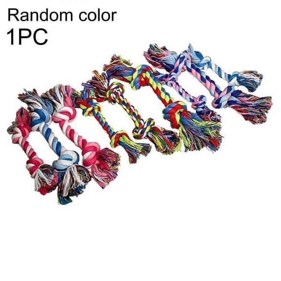 Small Dog Rope Chew Toys Kit Tough Strong Knot Pet Teething Toy. Puppy O1F3