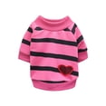 thumbnail image 1 of Small Dog Shirt,Soft Breathable Dog Shirt for Dogs Cats Boy Girl,Pet Clothes for All Season,Breathable Lightweight Pet Tshirt for Frenchie, Dachshund, Yorkie(L,Hot Pink), 1 of 5