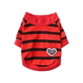 thumbnail image 1 of Small Dog Shirt,Soft Breathable Dog Shirt for Dogs Cats Boy Girl,Pet Clothes for All Season,Breathable Lightweight Pet Tshirt for Frenchie, Dachshund, Yorkie(XL,Red), 1 of 5
