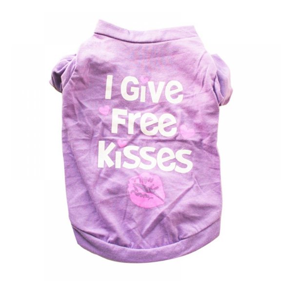 Small Dog Shirts Girl Puppy Clothes Cat T Shirt Soft Cotton Short Sleeve Tee Shirts for Small Dogs Girls Thanksgiving Valentines Outfits