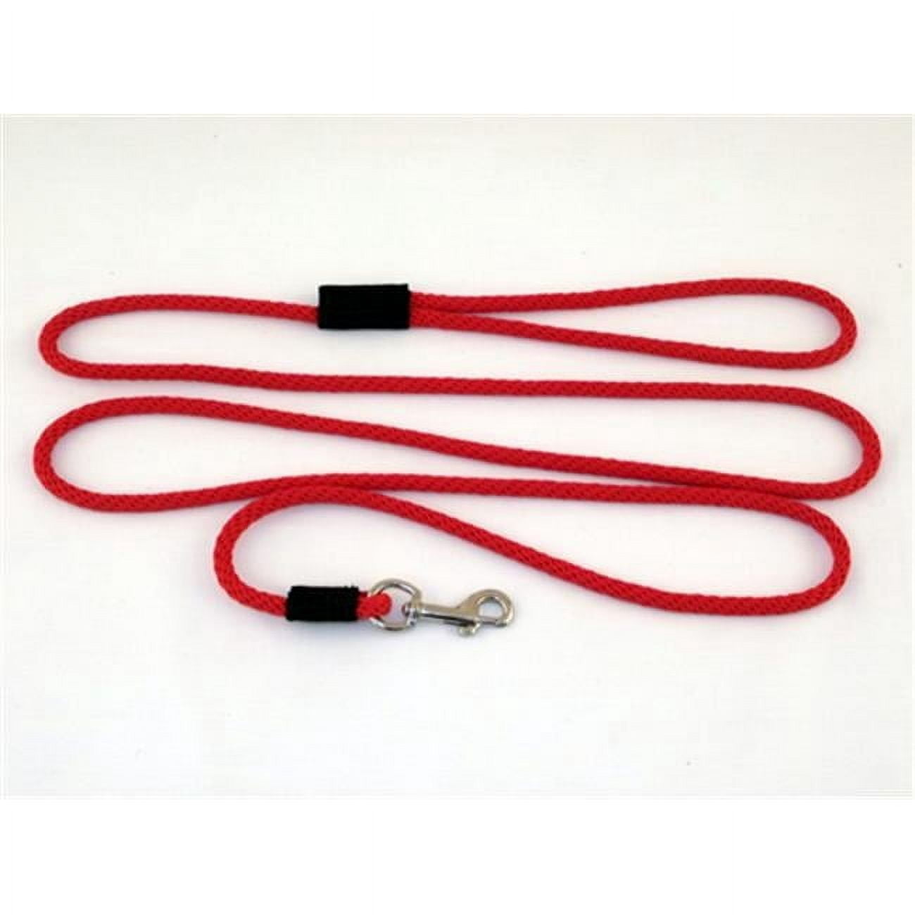 Small Dog Snap Leash 0.25 In. Diameter By 6 Ft. - Red