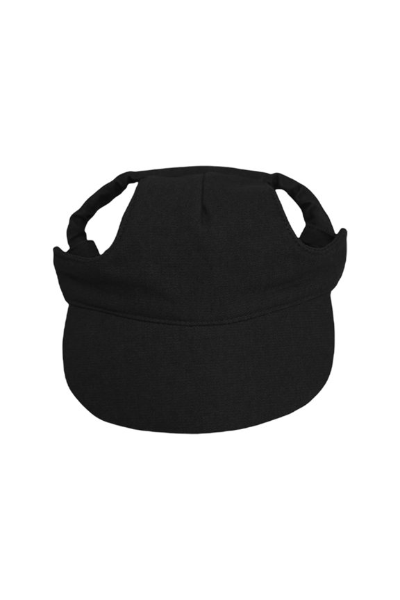 Small Dog Sun Hat Dog Ear Protection Black Twill Fabric Adjustable Dog Cap Uv Protection for Dogs for Outdoor Walking Hiking Beach Xs 1 Pack