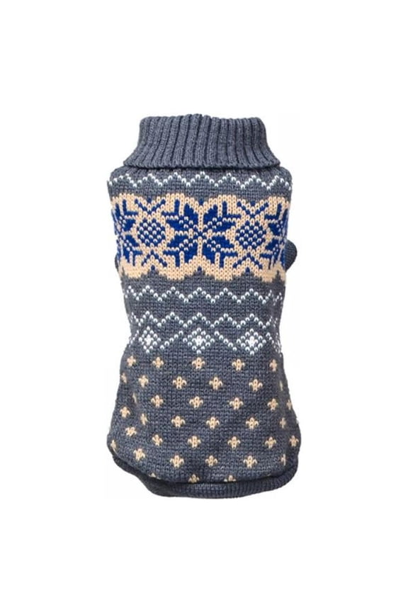 Small Dog Sweater,Warm Pet Sweater,Cute Knitted Classic Dog Sweaters for Small Dogs,Knitted Pet Cat Sweater Warm Dog Sweatshirt Dog Winter Clothes Kitten Puppy Sweater for Daily Wear,Gray-L