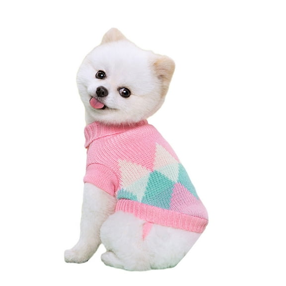Small Dog Sweater for Schnauzers Knit Pullover Sweaters for Cat Dog Winter Wear