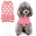 thumbnail image 1 of Small Dog Sweaters Female Girl Winter Warm Dog Princess Dress Clothes for Dachshund Chihuahua Corgi, 1 of 5