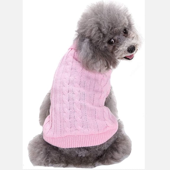 Small Dog Sweaters Knitted Pet Cat Sweater Warm Dog Sweatshirt Dog Cat Sweater Dog Sweatshirt Clothes Coat Apparel for Small Dog Puppy Kitten Cat