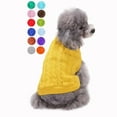 thumbnail image 1 of Small Dog Sweaters Knitted Pet Cat Sweater Warm Dog Sweatshirt Dog Winter Clothes Kitten Puppy Sweater, 1 of 8