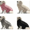 thumbnail image 1 of Small Dog Sweaters Knitted Pet Cat Sweater Warm Dog Sweatshirt Dog Winter Halloween Christmas Clothes Kitten Puppy Sweater (4Pcs Colors,L), 1 of 7