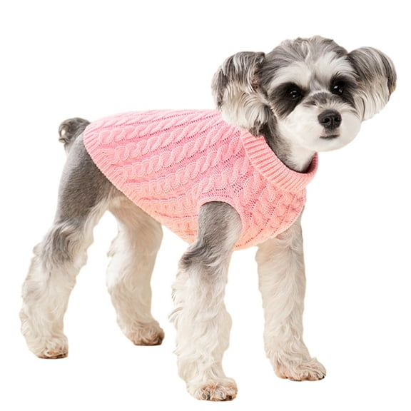 Small Dog Sweaters Knitted Pet Dog Sweater Winter Dog Clothes Warm Dog Sweatshirt Dog Sweaters for Small Medium Dog Apparel