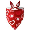 thumbnail image 1 of Small Dog Sweaters Valentine's Day Pet Clothing Love Pet Water Scarf Dog Scarf Pet Accessories Dog ScarfA One Size, 1 of 2