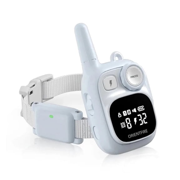 Small Dog Training Collar with Remote, 2 in 1 Automatic Anti Bark Device for Puppies