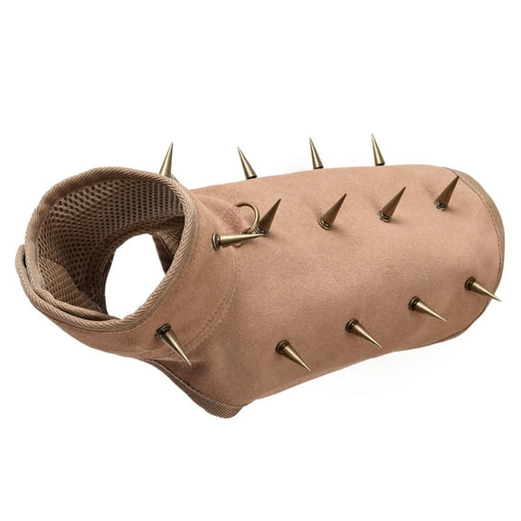 Small Dog Vest With Metal Rivets Reinforced Fiber Construction For Hiking Running Small Breeds