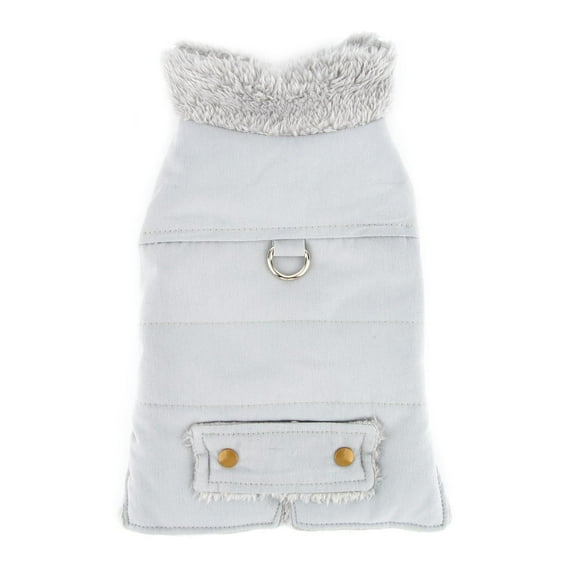 Small Dog Winter Jacket - Lined, Leash Ring, for Chihuahua & Small Breeds