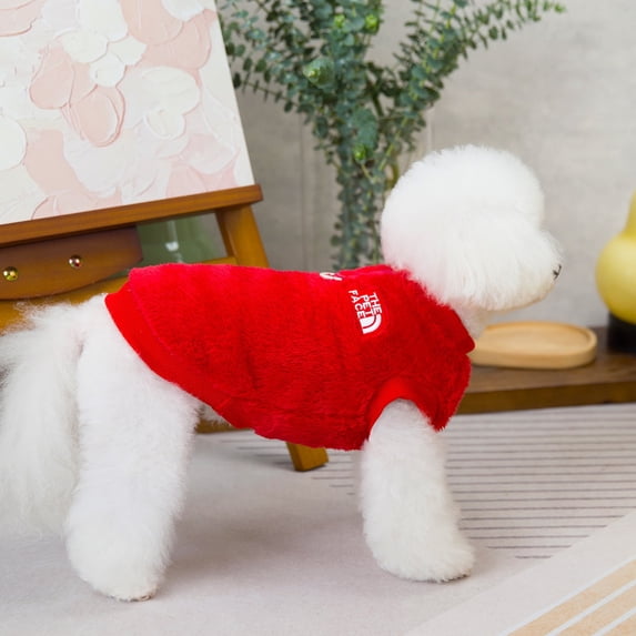 Small Dog Winter Warm 2-Legged Clothes - Harness-Friendly Outfit for Yorkshire Terrier, Teddy, Maltese