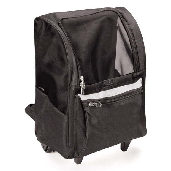 Small Dog or Cat Luxury Carrier For Pets On The Go Smart Travel Choose Style (On The Go Rolling Backpack)