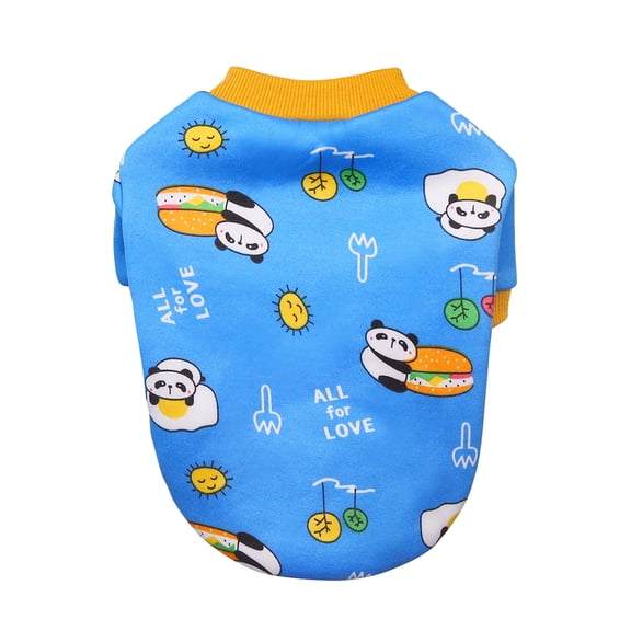 Small Dogs Milk Fiber Fabric Dog Sweatshirt - Spring Summer Soft Vest Thickening Warm Cat Sweater Puppy Clothes Sweater Winter Sweatshirt Pet Pajamas for Small Dog Cat Puppy