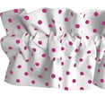 thumbnail image 1 of Small Dots Cotton Curtain Sleeve Topper Window Treatment, 1 of 10