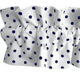 thumbnail image 1 of Small Dots Cotton Curtain Sleeve Topper Window Treatment, 1 of 10