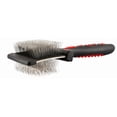 thumbnail image 1 of Jeffers Pet Double Sided Grooming Slicker Brush for Dogs, Cats, Puppies – Flexible Head with Stainless Steel Pins – Detangler Tool for Mats, Loose Fur, Shedding – Home or Professional Use - Small, 1 of 5