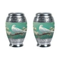 thumbnail image 1 of Small Dove Stand Tree Green Urns For Human Ashes Adult - Cremation Urns For Ashes For Men & Women - Mini Urn For Human Ashes - Adult Cremation Urn - Human Ashes Keepsake (Size - 3Inch, 2Pcs), 1 of 5