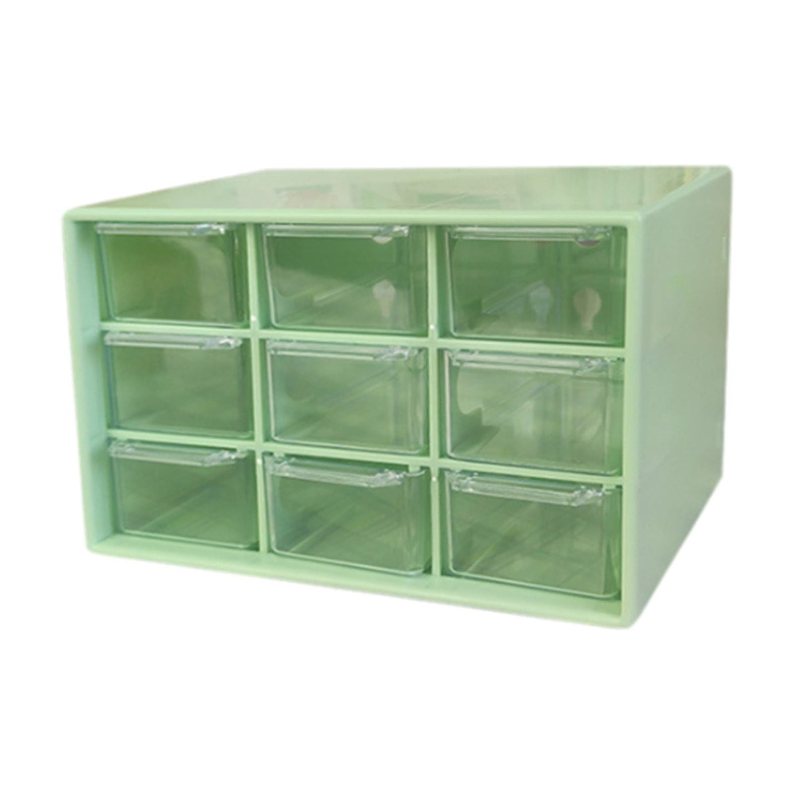 Small Drawer Organizer for Desk, Desktop Drawer Organizer with 9 Clear