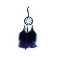 thumbnail image 1 of Small Dream Catcher Natural Feather Multicolored Beaded Dangle Hanging Ornament - Handmade Gifts Boho Home Room Decor Accessories, 1 of 1