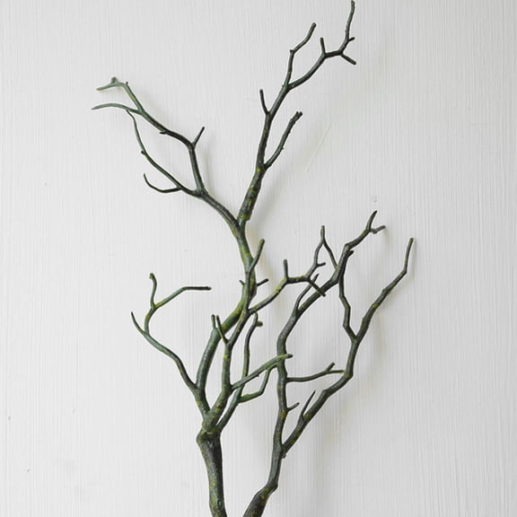 Small Dried Tree Artificial Branch Plant DIY Craft Wedding Party Home Decor-Green