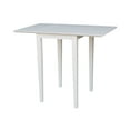 thumbnail image 1 of International Concepts Small Drop Leaf Table - White, 1 of 8