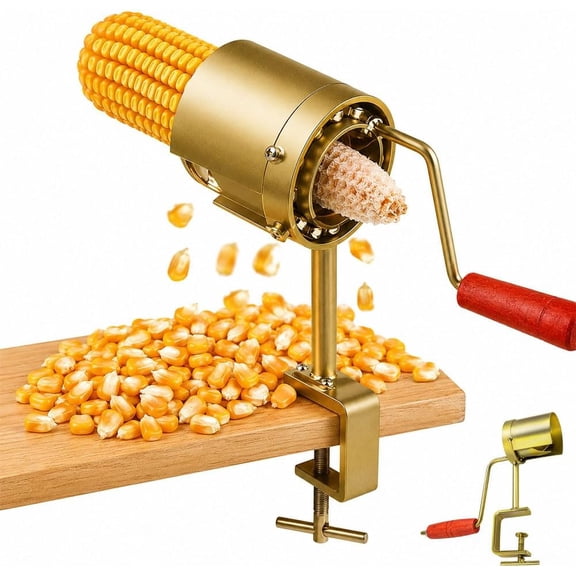 Small Dry Corn Hand Crank Corn Thresher Sheller Machine with Clamp