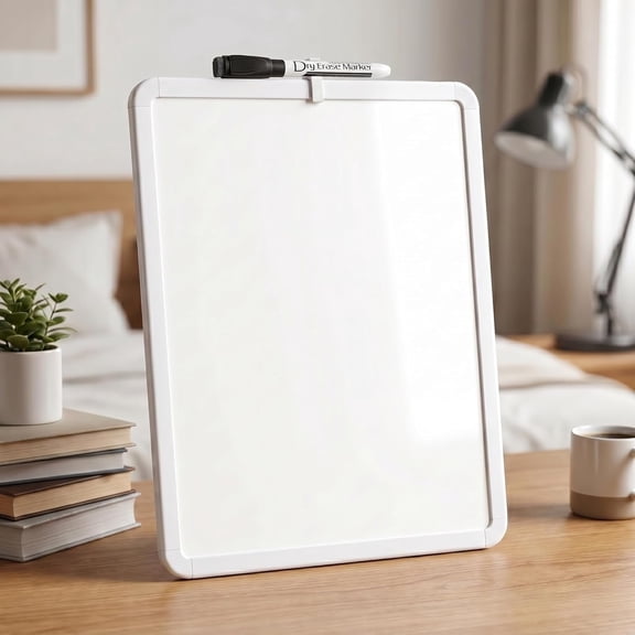 Small Dry Erase Board, 14.1" x 11" whiteboard Small White Board, Mini Whiteboard, White Board for Fridge,A Dry Erase Marker Included