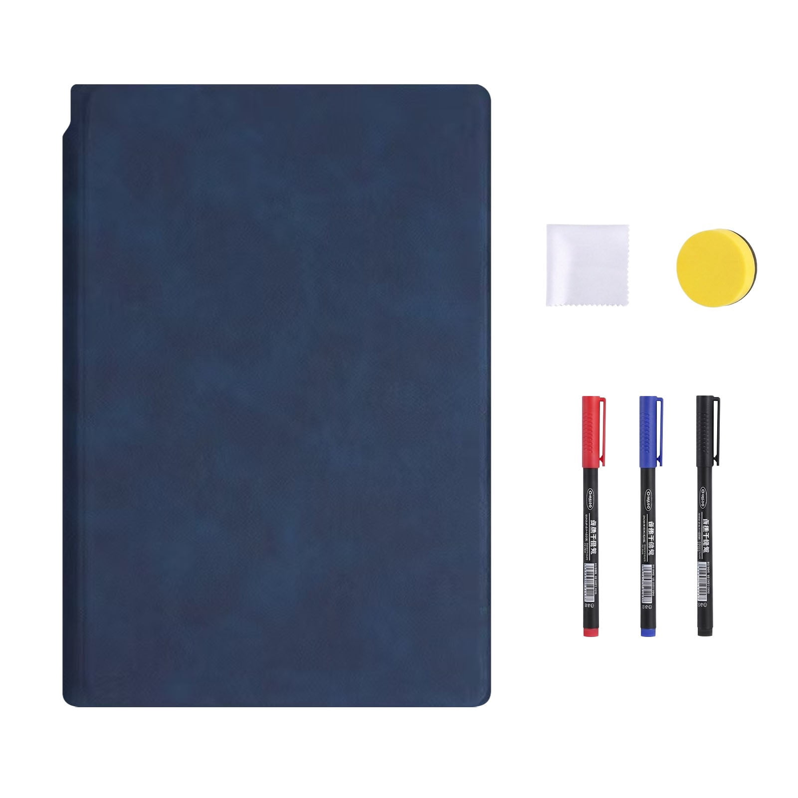 Small Dry Erase Board (With 3 Pens + Eraser + Cloth) - Portable Memo ...