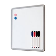 Small Dry Erase Whiteboard, Compact White Board for Fridge, Locker and Household Use