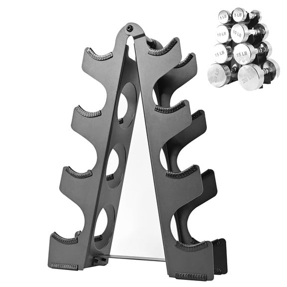 Small Dumbbell Rack, A‑Shape Iron Dumbbell Tree, Dumbbell Rack Stand Only, Weight Stand for Dumbbells Weight Tree Dumbbell Stand for Home Gym Storage