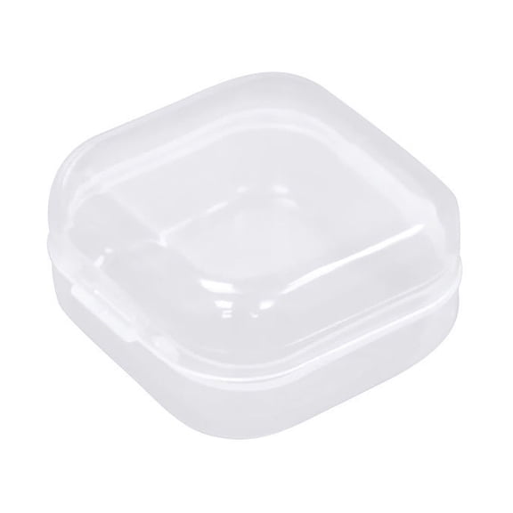 Small, Durable, Glossy Storage for Jewelry, Pills, Earplugs Transparent PP Bead Box