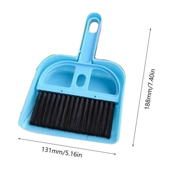 Small Dustpan and Brush Set Whisk and Dust Pans Mini Hand and Dustpan Cleaning Tool for Cars Desk Keyboard Countertop and Pet Nest, Toyeng Pp1X Dustpan Set(Red)