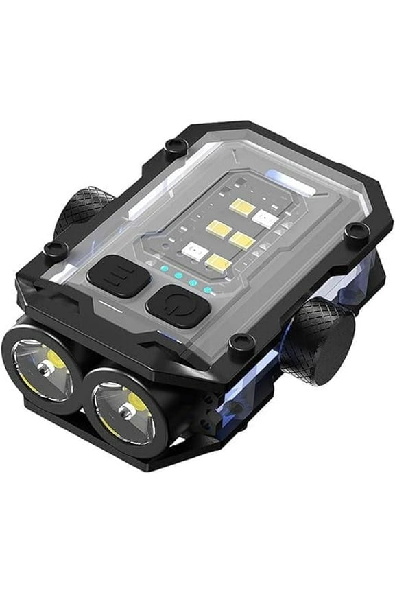 Small EDC Flashlight with COB Side Light,800 Lumens Super Bright Rechargeable Portable Mini Pocket LED Keychain Tactical Torch with Magnet for Walking,Hiking,Camping,Emergency