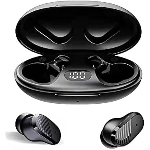 Wireless Earbuds Bluetooth 5.4 Earphones, in Ear Lightweight Headphones, IXP5 Waterproof Ear Buds with Charging Case, Workout Earbuds for iPhone Android Phone Tablet TV